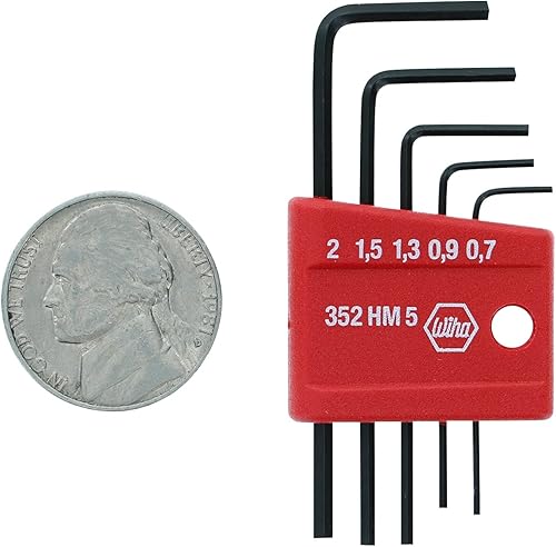 Vista 2 de Wiha 35392 - Juego de 5 piezas de mini llaves en L (2 unidades)