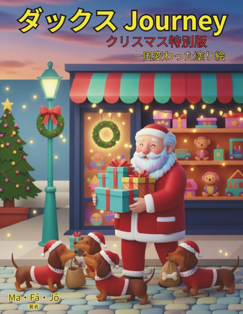 ダックス Journey - クリスマス特別版: 一風変わった塗り絵