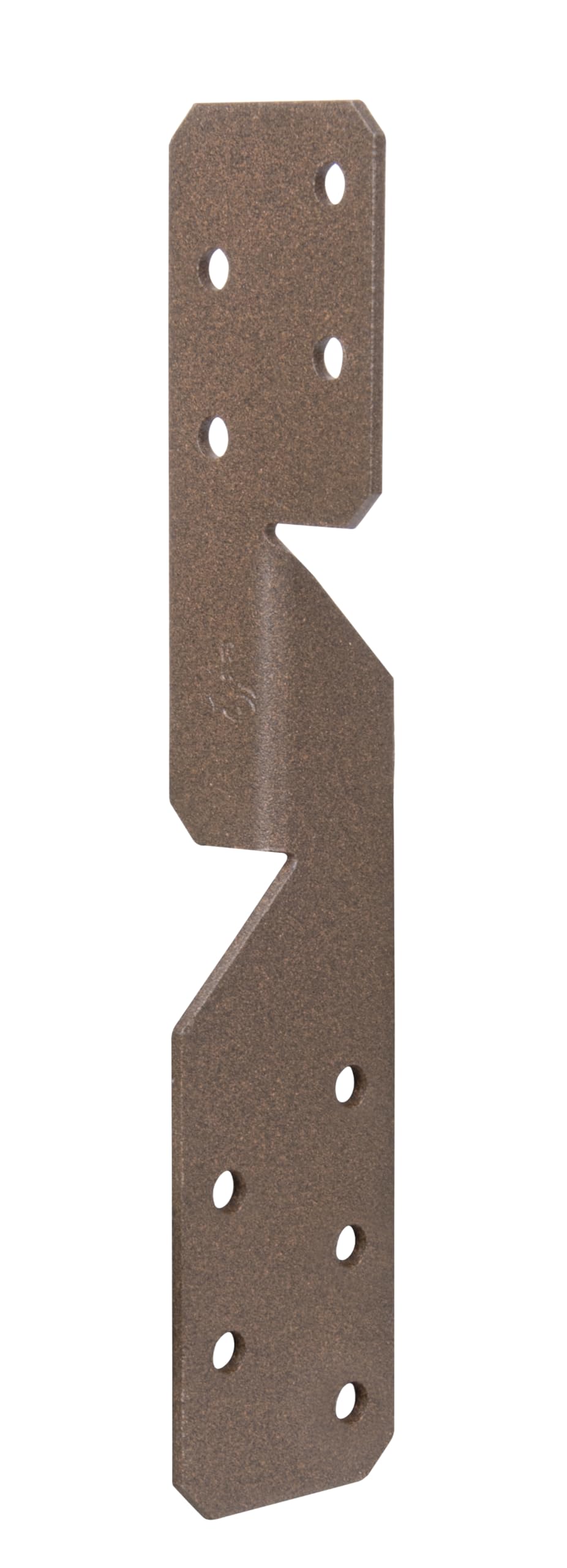 Alberts 822477 DURAVIS® Sparren-Pfettenanker | rostbraun duplexbeschichtet | Größe 33 x 33 x 170 mm | 50er Set