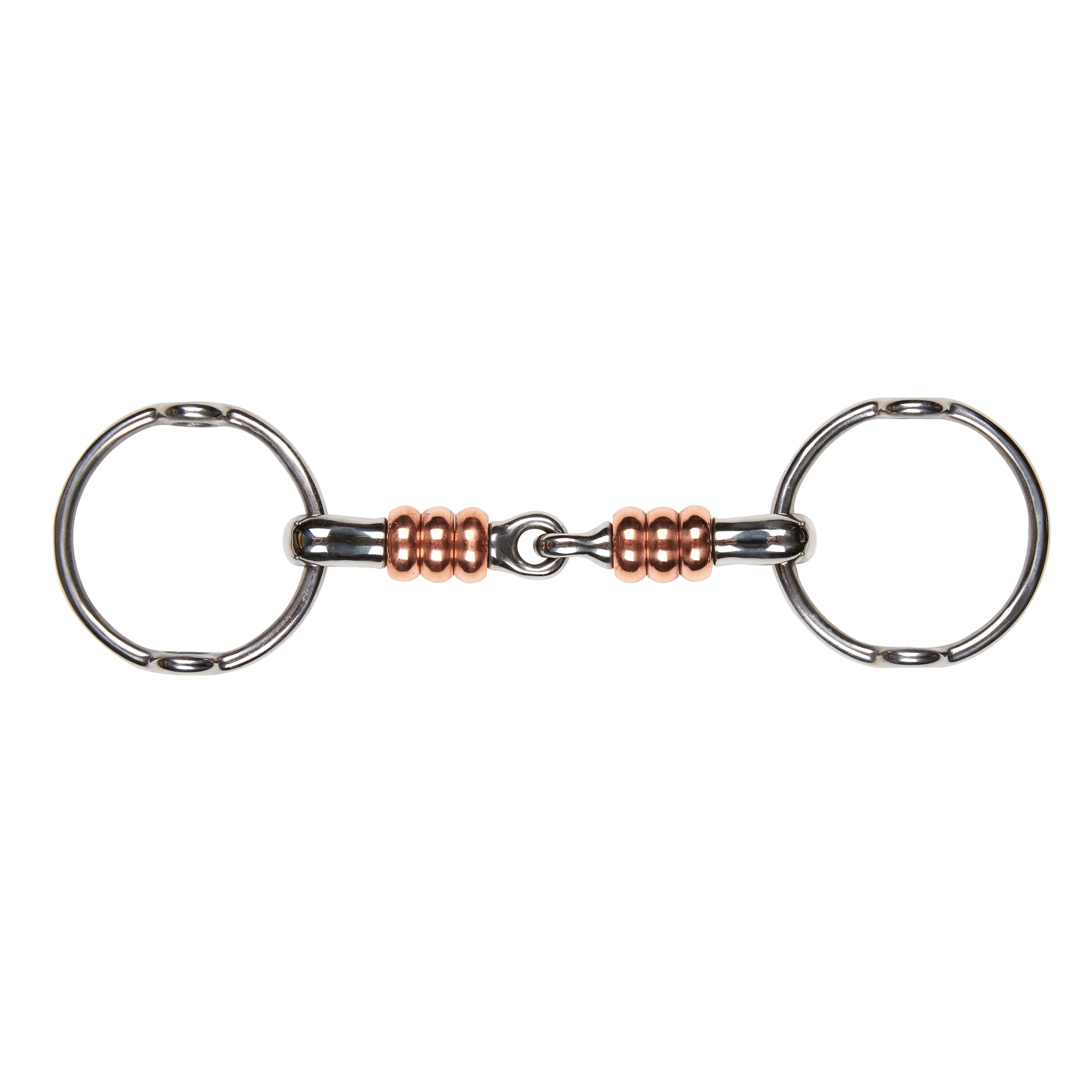 Korsteel Stainless Steel Jointed Gag W/Large Copper Rollers, 5.25