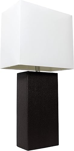 Miniatura 6 de Lámpara de mesa de cuero auténtico y elegante diseño moderno., LT1025-TEL, 60.00watts, 110 volts