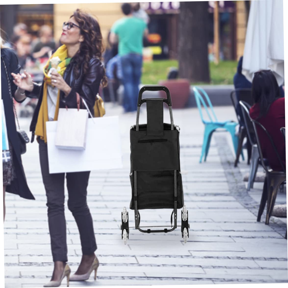 Borsa Di Ricambio Per Carrello Pieghevole - Impermeabile, In Tessuto Oxford, Capienza 45L
