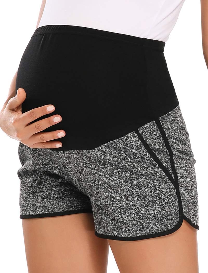Ecavus Women's Maternity Shorts Pants Leisure Comfort Sports Pregnancy Casual Shorts : Clothing, Shoes & Jewelry