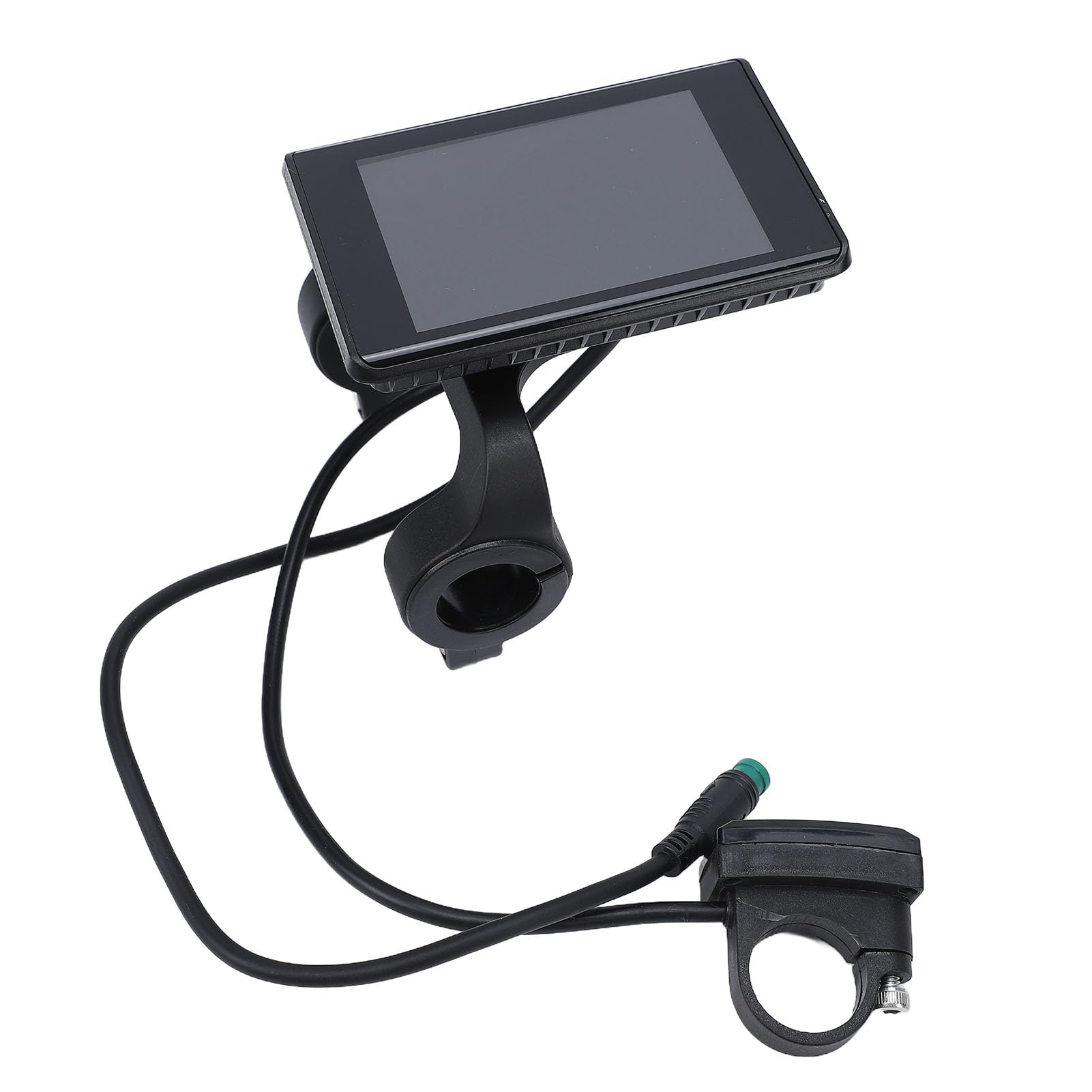 Ausla Contatore per Bici Elettrica, Pannello Display LCD a Colori ABS con Connettore Impermeabile USB e 5P, Misuratore di velocità per Scooter 24V 36V 48V 60V per Pendolari e Guida Quotidiana