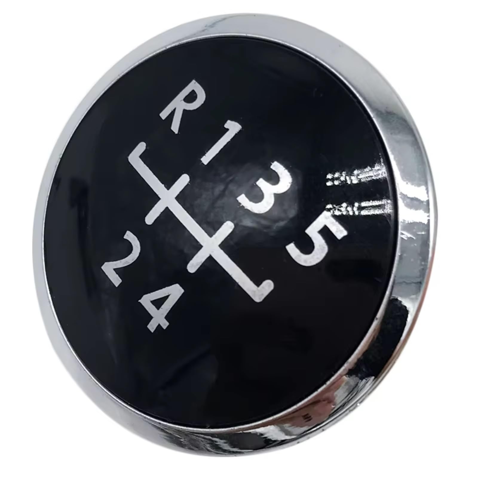 Hillar Black 5 Speed Car Gear Stick Knob For Transporter T5 T5.1 Gp 2003-2011 5/6 Speed Gear Shift Knob Badge Emblem Cap Cover(Black 5 Speed)