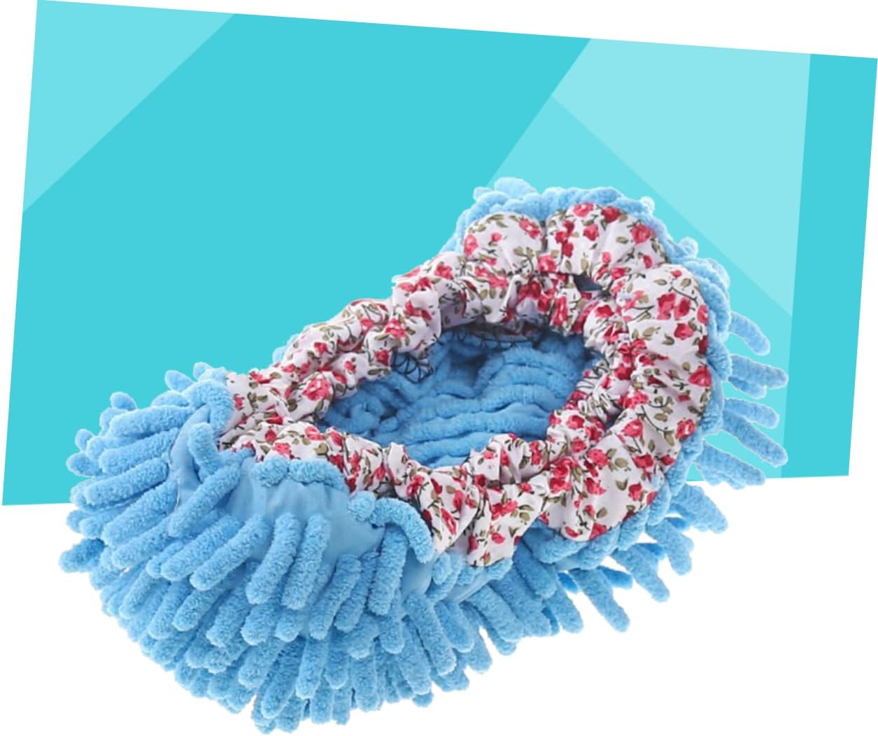 Lot De 3 Paniers En Tissu Polyester Bleu ARCHA