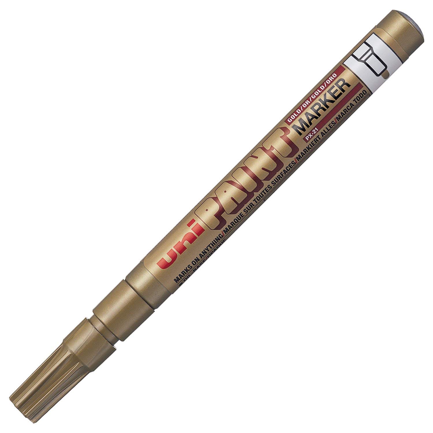 UNIBALL PAINT MARKER PX21 GOLD, paquete de 12 unidades