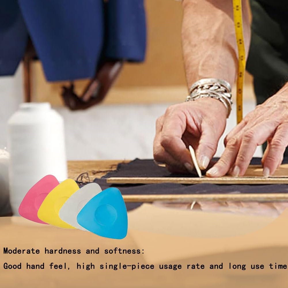 Craie De Tailleur 4 Pièces - Crayon Couture Triangle, Marquage Tissu Effaçable | Pro Et Amateur