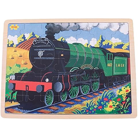 Bigjigs Toys Flying Scotsman Wooden Puzzle Cover