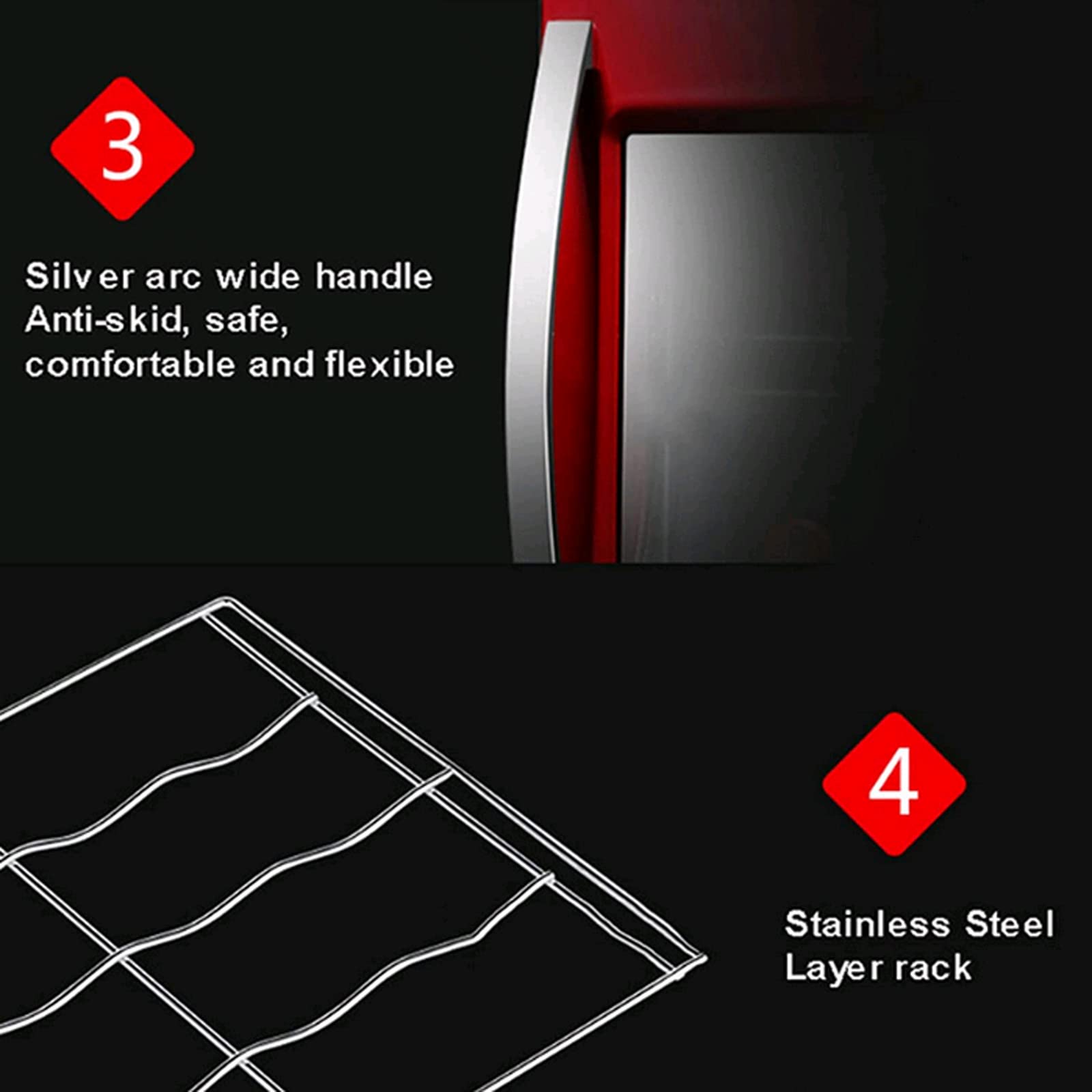 Compresor de botella de 8 botellas Refrigerador de vino tinto y blanco Encimera Mini refrigerador independiente