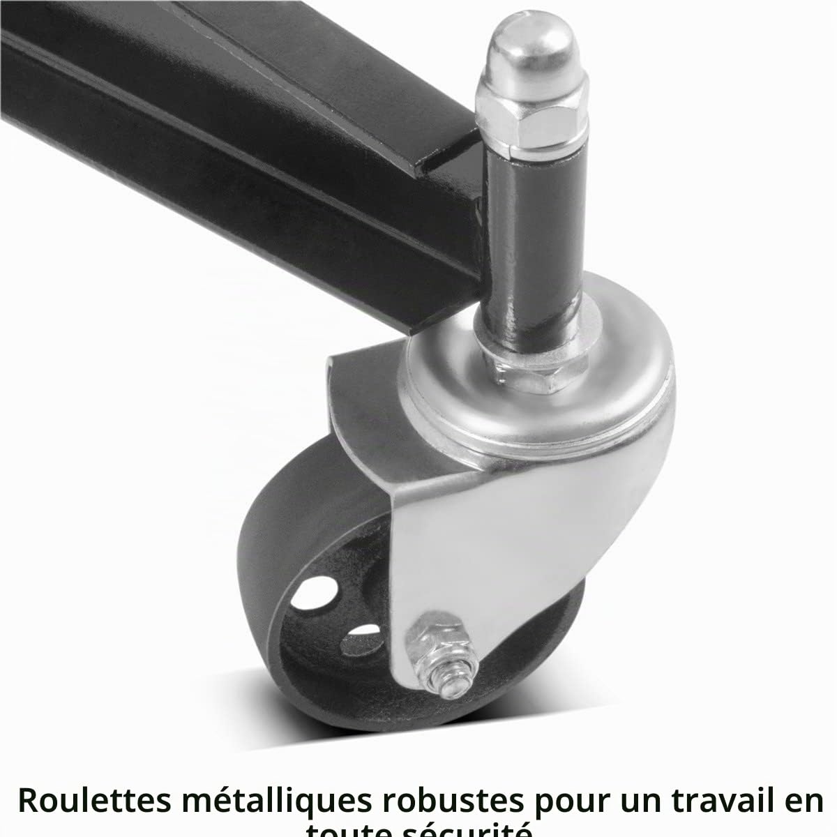 STAHLWERK Cric hydraulique pour boîtes de Vitesses TJ-500 St, Charge Max. 500 kg, pour Le Montage et Le démontage de boîtes de Vitesses, d'essieux et de systèmes d'échappement