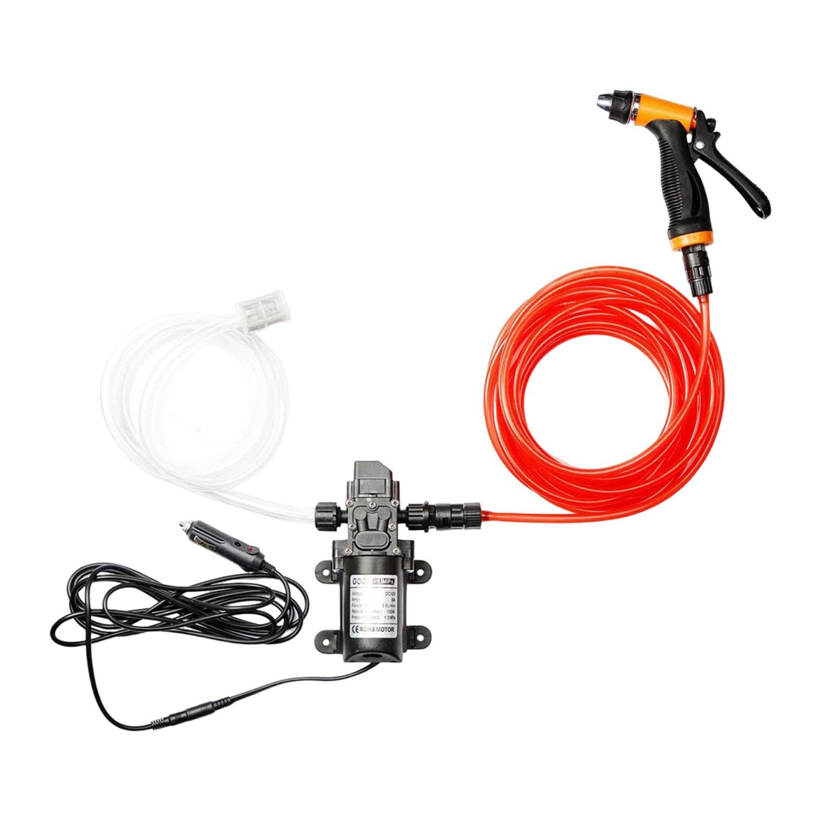 Bomba de Hidrolavadora Eléctrica de Alta Presión de 160 PSI, Accesorios para Barcos, Jardines Y Hogares.