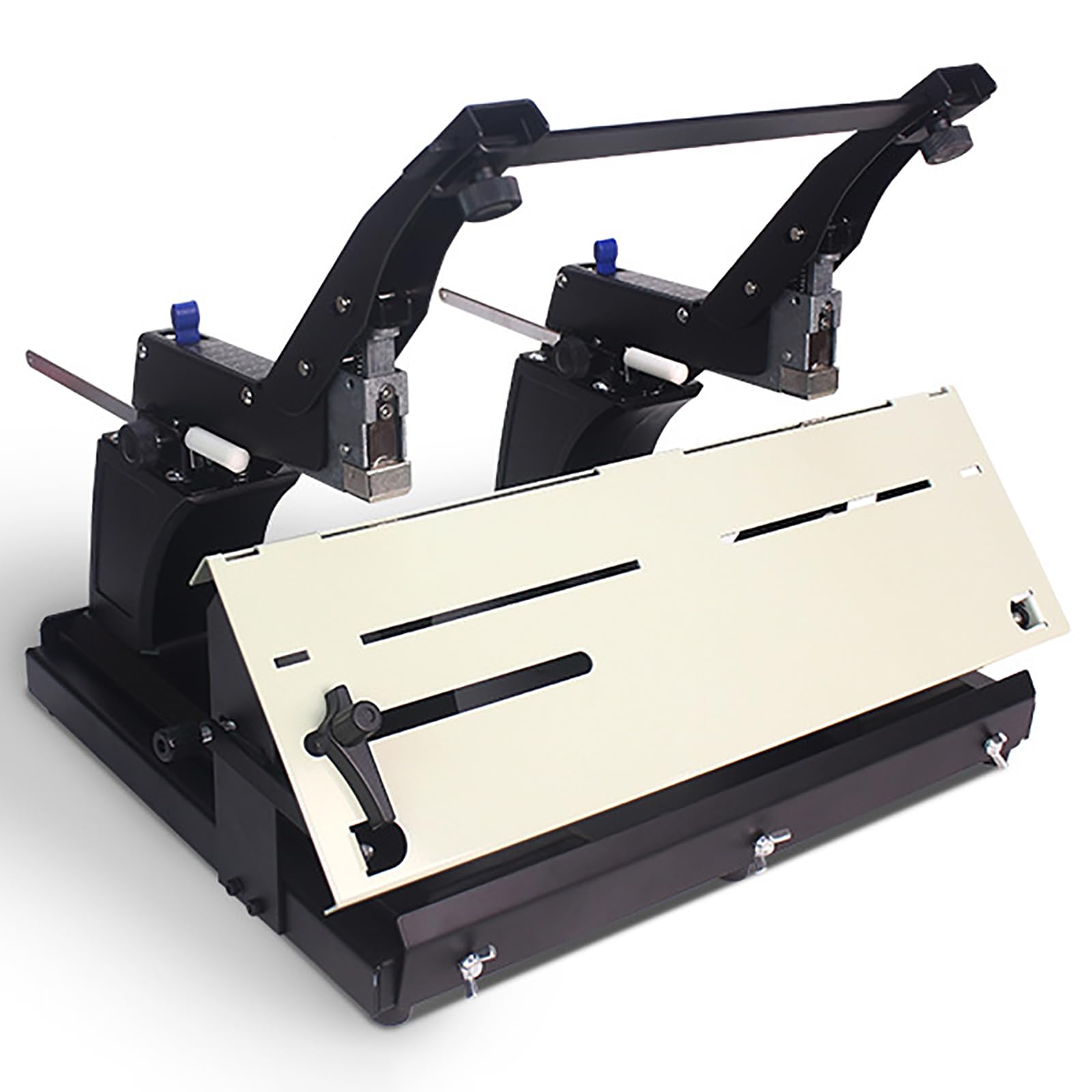 Cucitrice Doppia Testa Professionale - Per Ufficio, Rilega Fino A 50 Fogli A4/A3, Regolazione Profondità - Foto 5