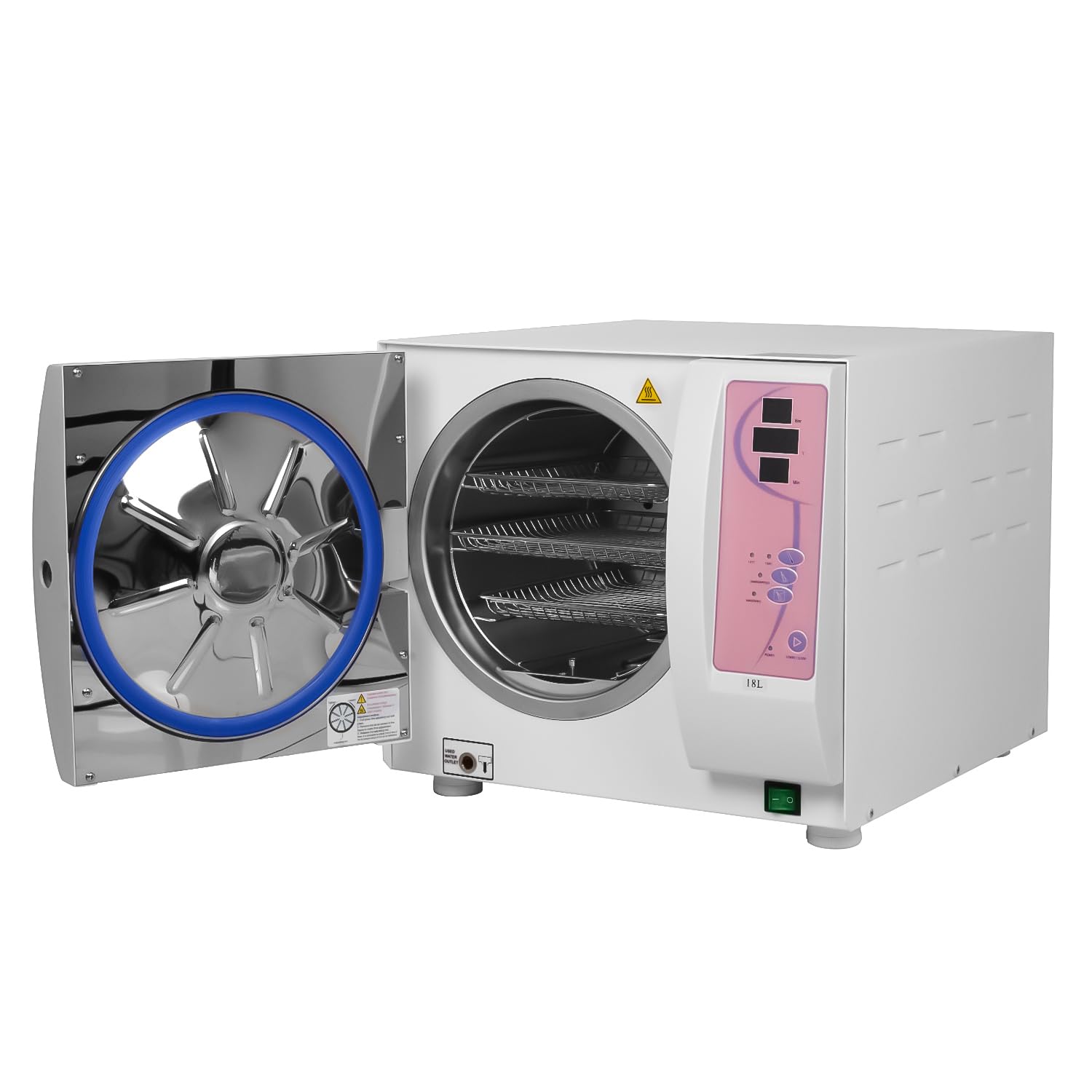 Benchtop Typ Autoklav Klasse N Serie tragbarer Labor Autoklav Dampf Sterilisator 16L/18L/23L (18L)