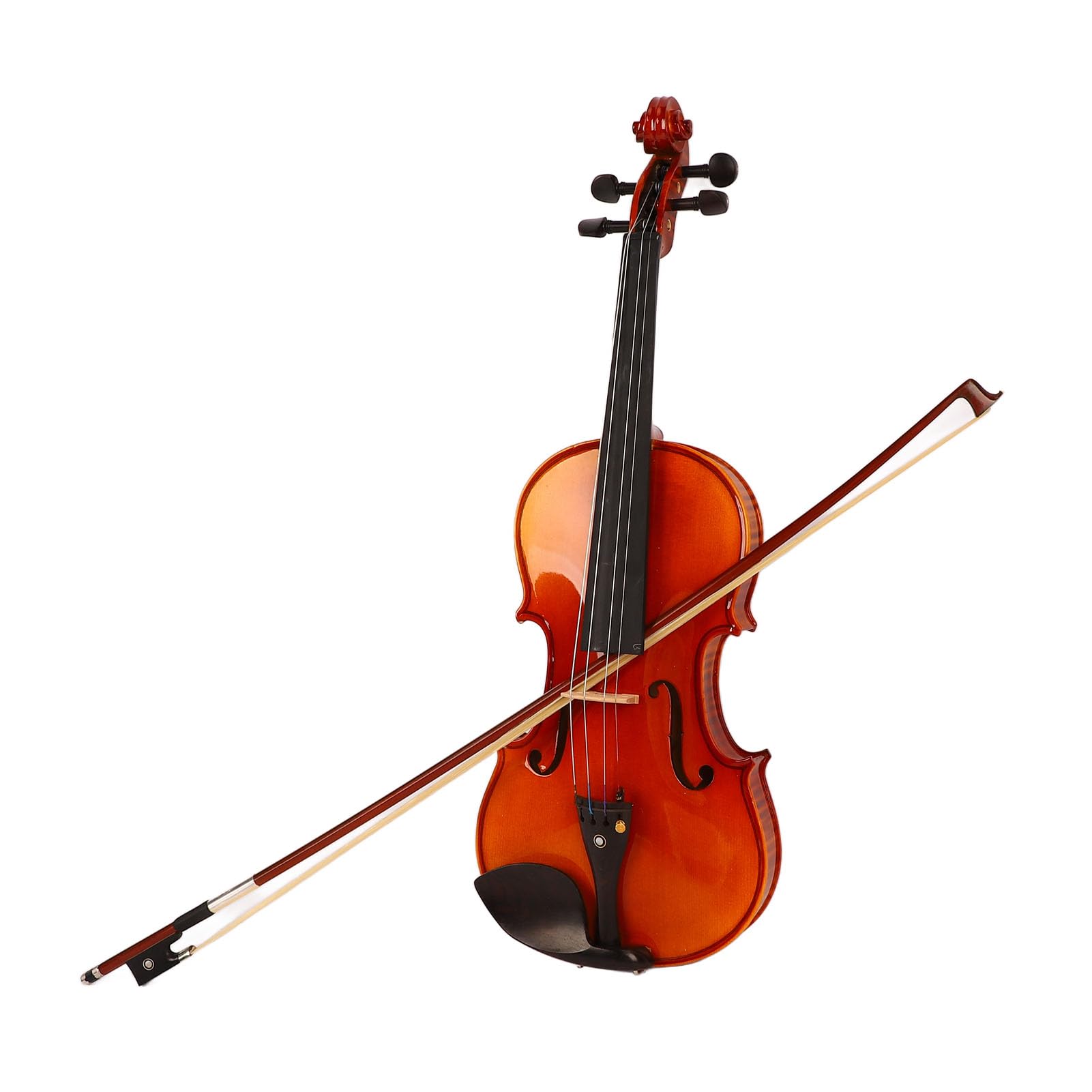Kit Iniziale per Violino retrò Violino, Set di Violino Modello Tiger Violino Finitura Lucida Set di Violino Artigianale per Principianti e Musicisti Avanzati