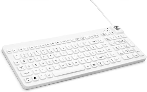 Miniatura 5 de Man & Machine Teclado Really Cool, sellado impermeable - Blanco