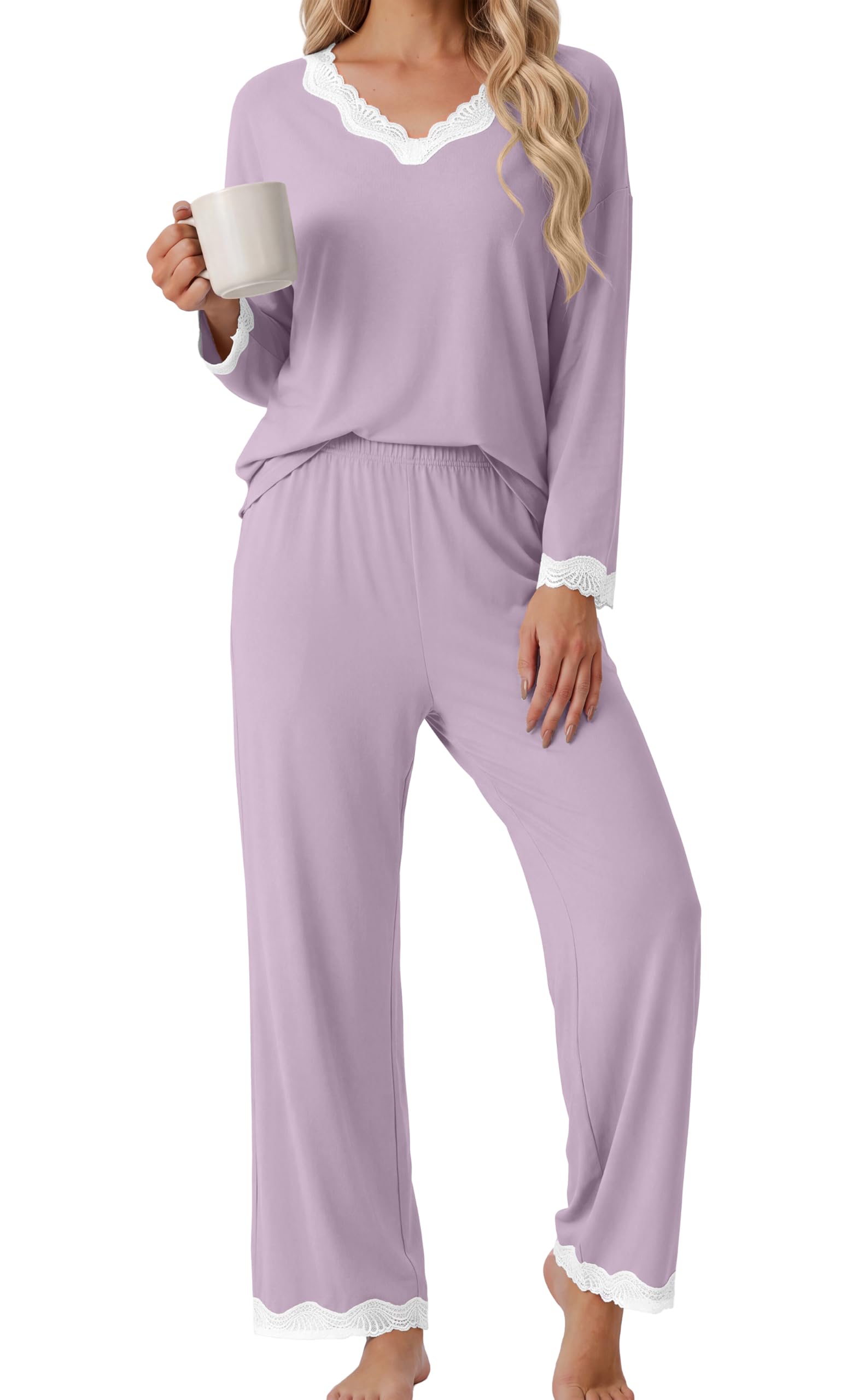 PrinStory Womens Pajamas Sets