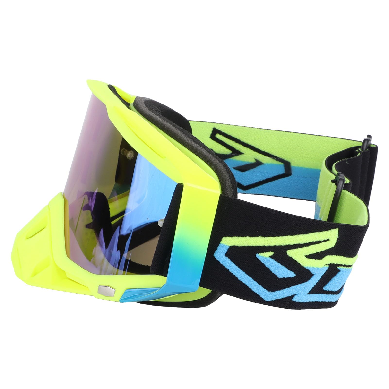 DAUZ Gafas de Motocross, Gafas de Motocicleta de TPU, Visión Clara para Viajes