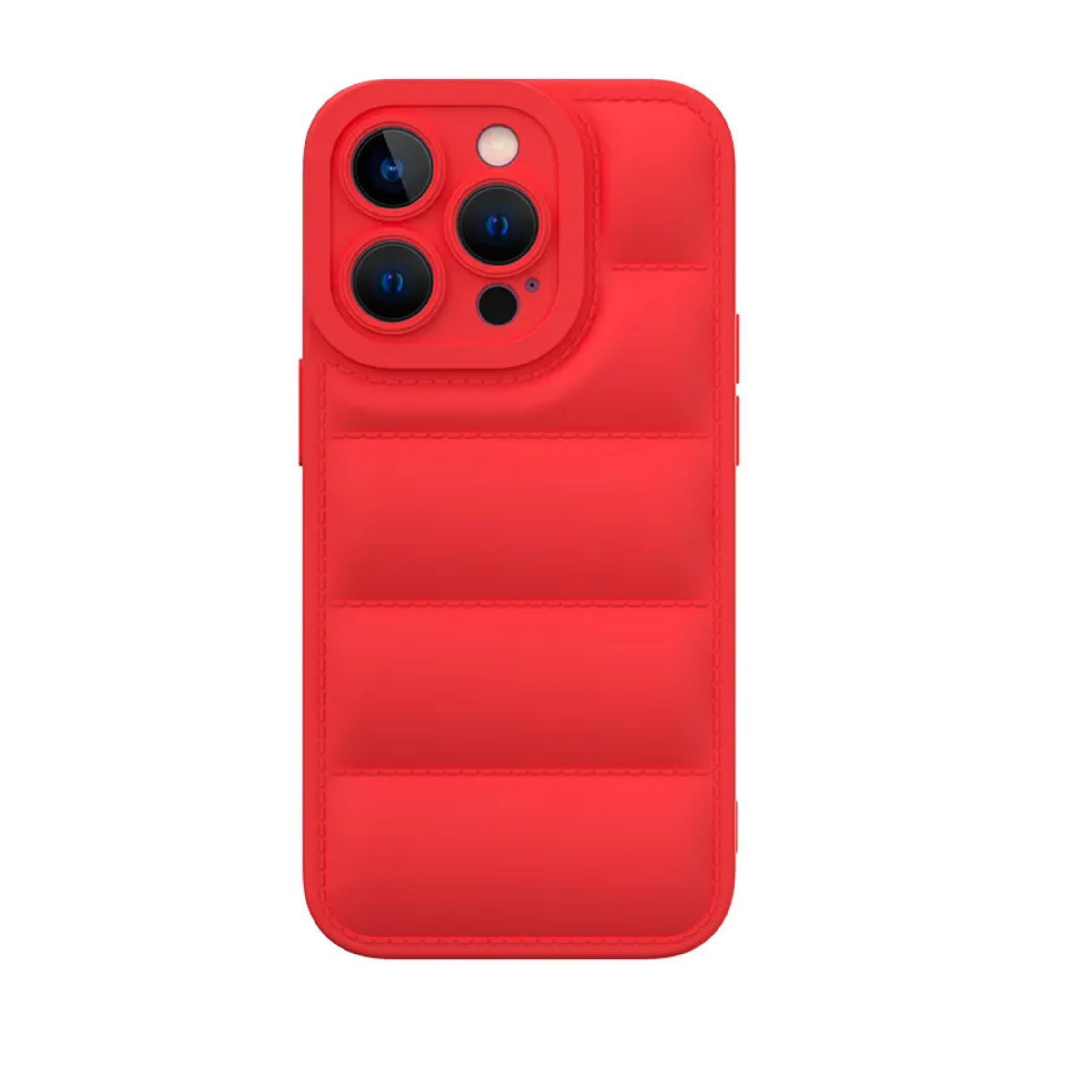 YellowCult Ultra Soft Touch Plush Down & 3D Protective Shockproof Puffer Airbag Silicone Back Cover Case for Apple iPhone 13 Pro Max (6.7 Inch) (Candy Red) (B0CCL83MPJ) Amazon Price History, Amazon Price Tracker