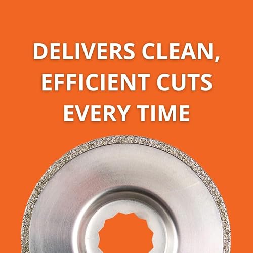 Miniatura 4 de Fein MultiMaster 63502116014 - Hoja de sierra de diamante para mortero marmoleado extremadamente fino, 3-5/32 pulgadas de diámetro, 1 paquete