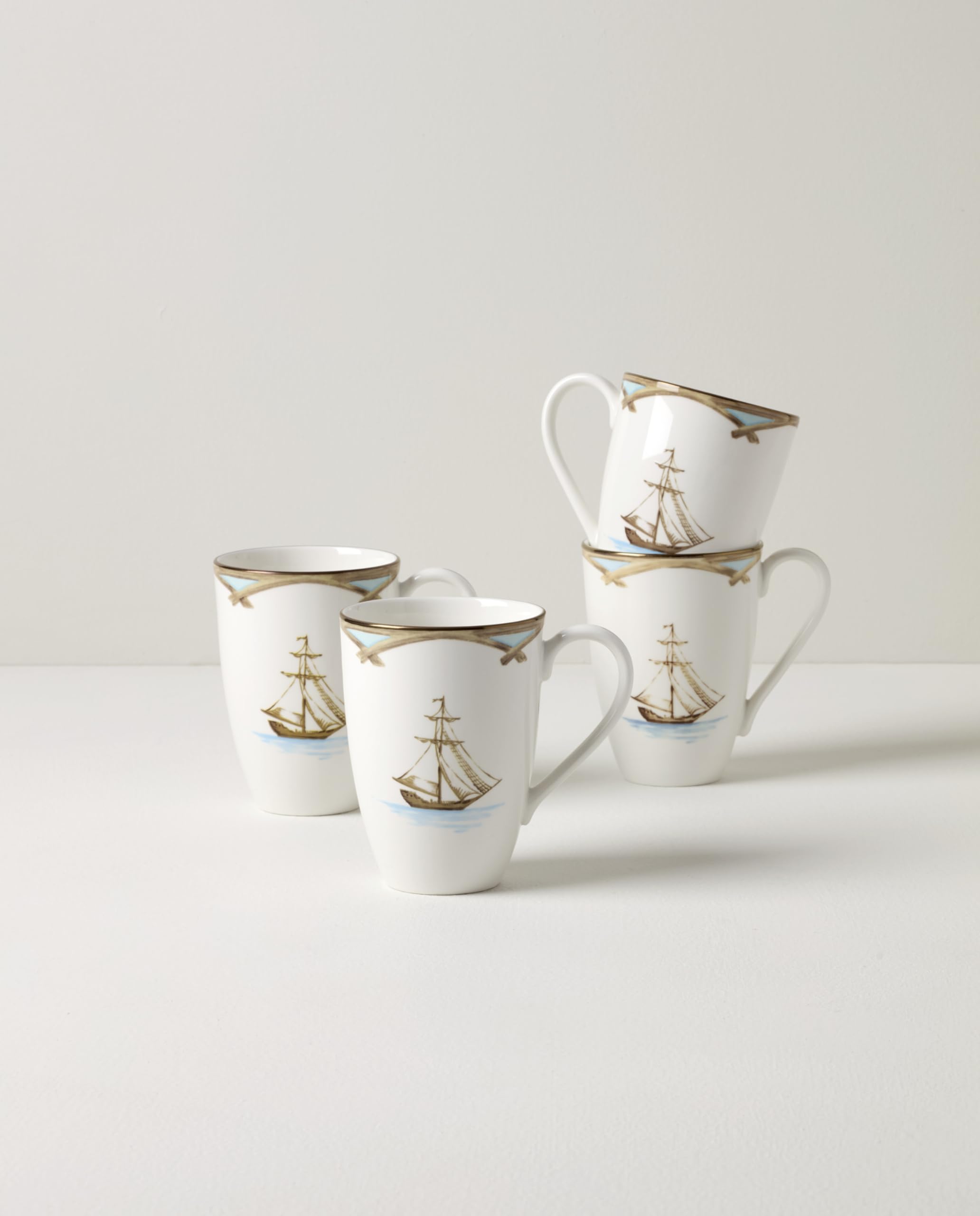 Amazon.com | Lenox British Colonial Tradewind Porcelain Mug Set