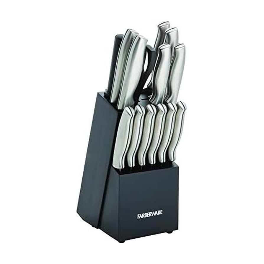 Amazon.com: Farberware 15-Piece Stamped Stainless Steel
