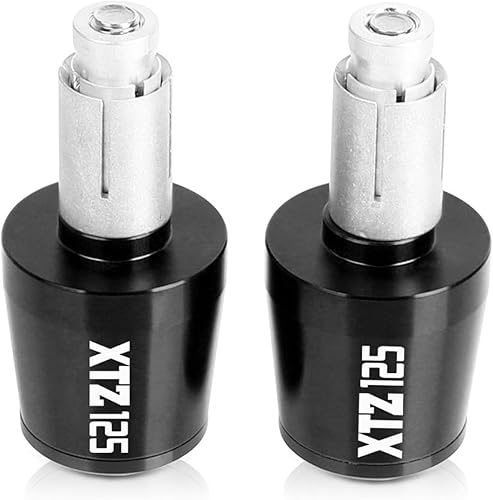 Miniatura 9 de Para Yamaha XTZ125 XTZ 125 2021 2022 2023 78 pulgadas 22MM Mangos de manillar de motocicleta Tapas antivibración Silder Plugs (Color Azul y Negro,