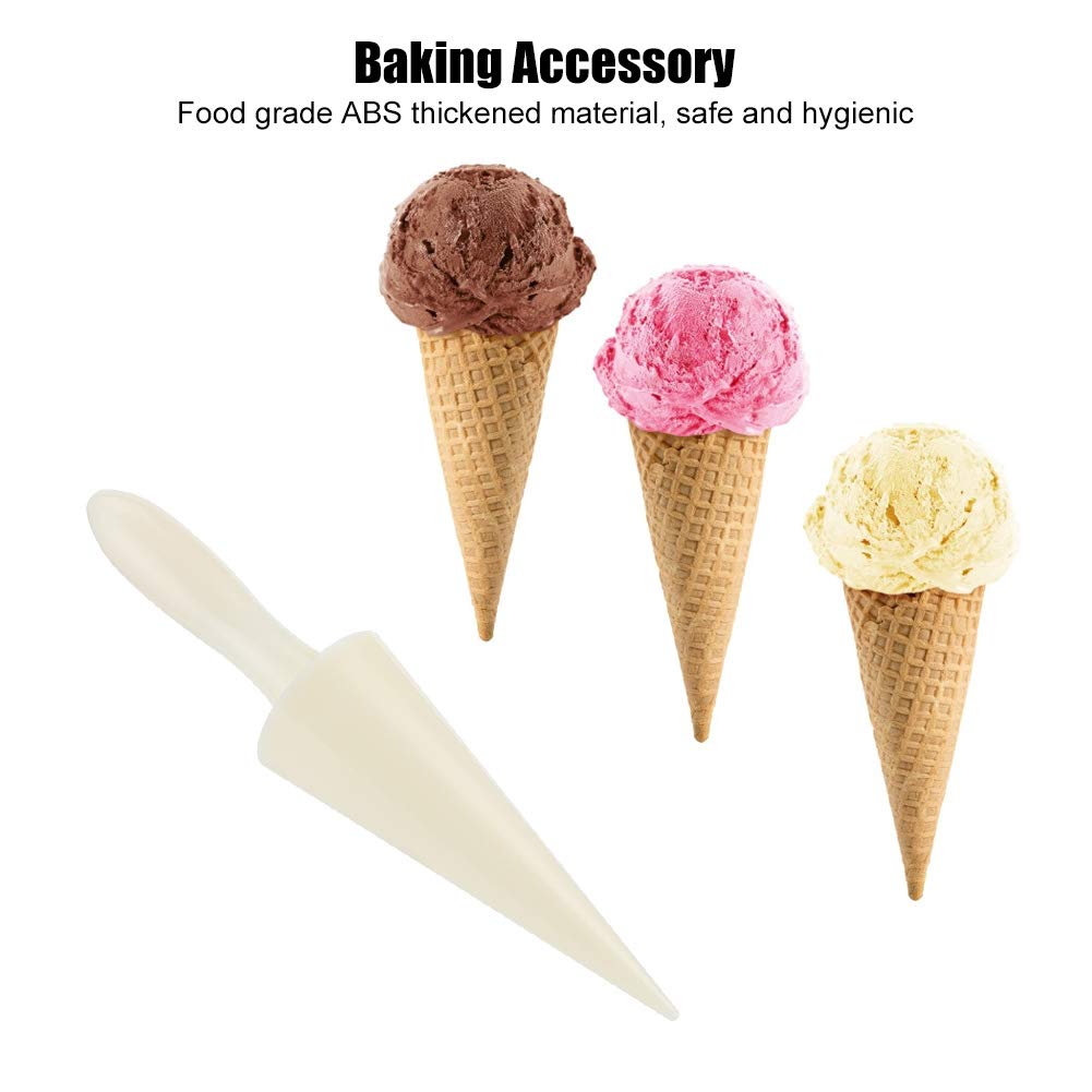 2Pcs Food Grade ABS Thickened Cone mildew, Cream Horn, Ice Cream Cone mildew, Cannoli Tube Baking, Baking Cones Cream Roll mildew Kitchen Cooking Baking Accessory