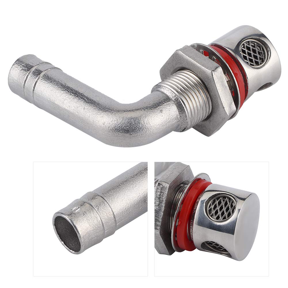 Soupape de mise à l'air libre du réservoir de carburant, aucun perçage de l'aération du réservoir de gaz de carburant Meulage fin polissage miroir pour navires pour yachts pour la(pliez)