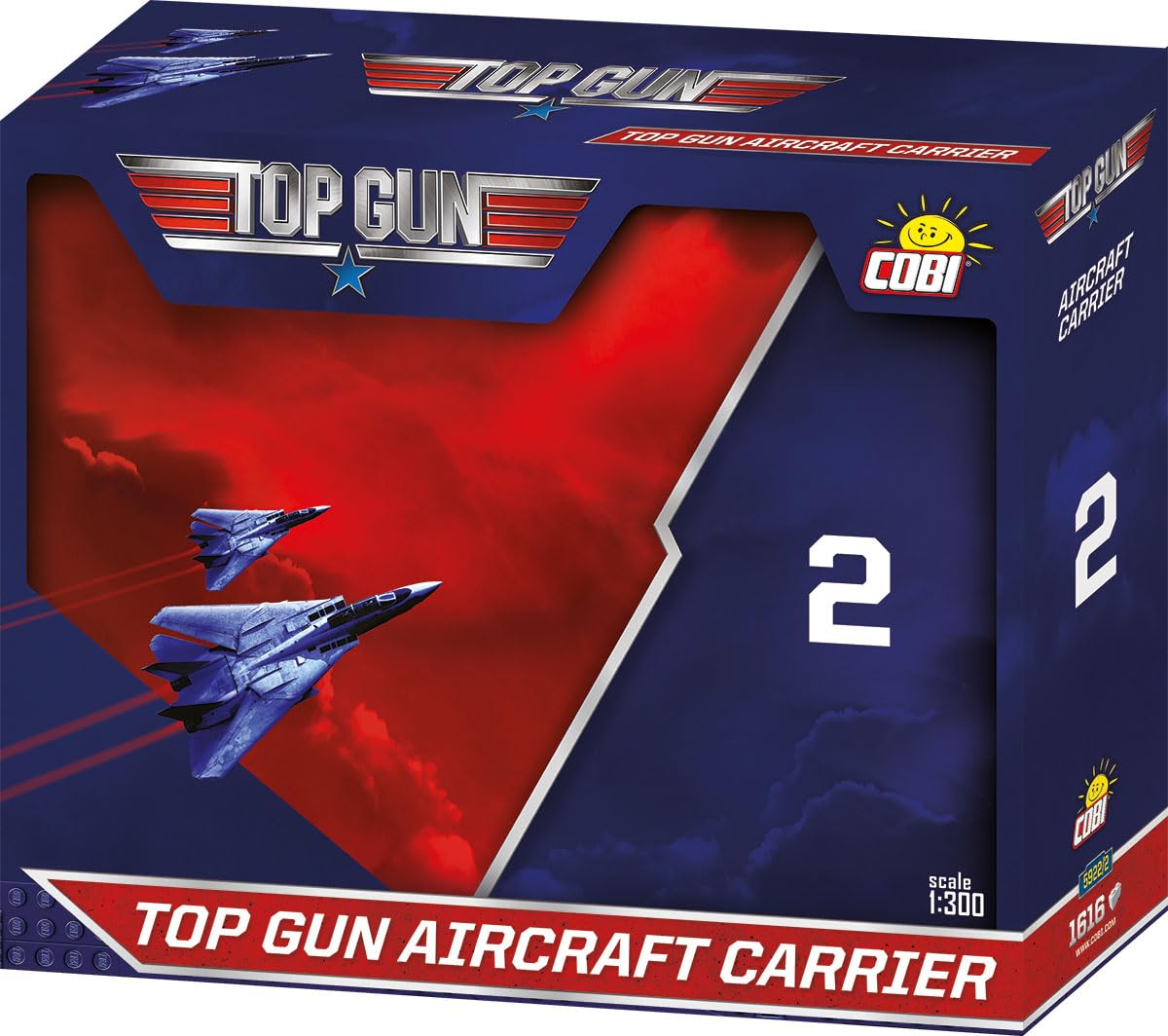 Aircraft Carrier Scale 1:300 6130 pcs Box: 79,5 x 24,4 x 35,0 cm TOP Gun