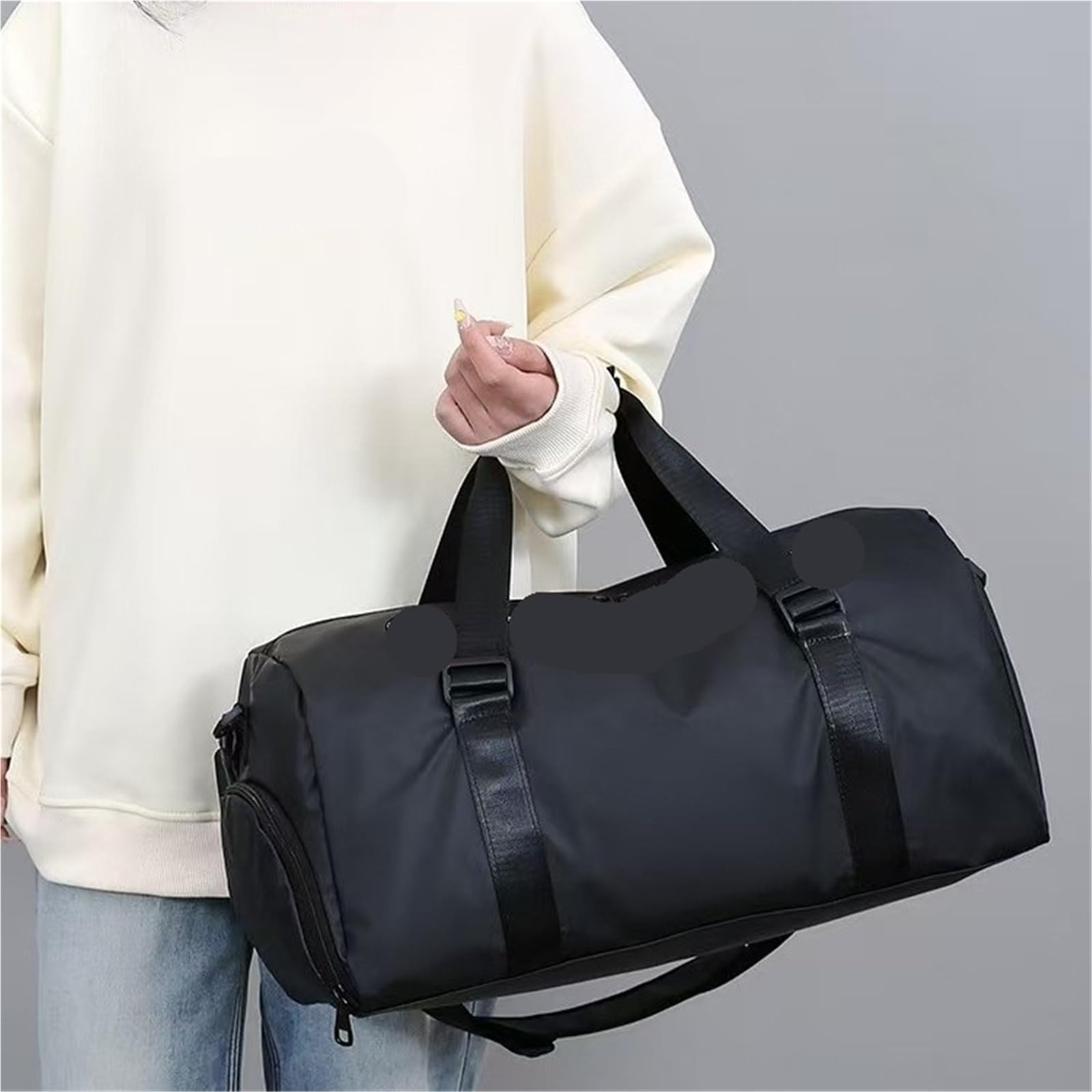 Sporttasche Damen Herren Oxford-Fitness-Rucksack mit großer Kapazität, leicht, Outdoor-Sport, Reisetasche, Trocken-/Nass-Trennung, for Schwimmen, Gepäck, Handtasche