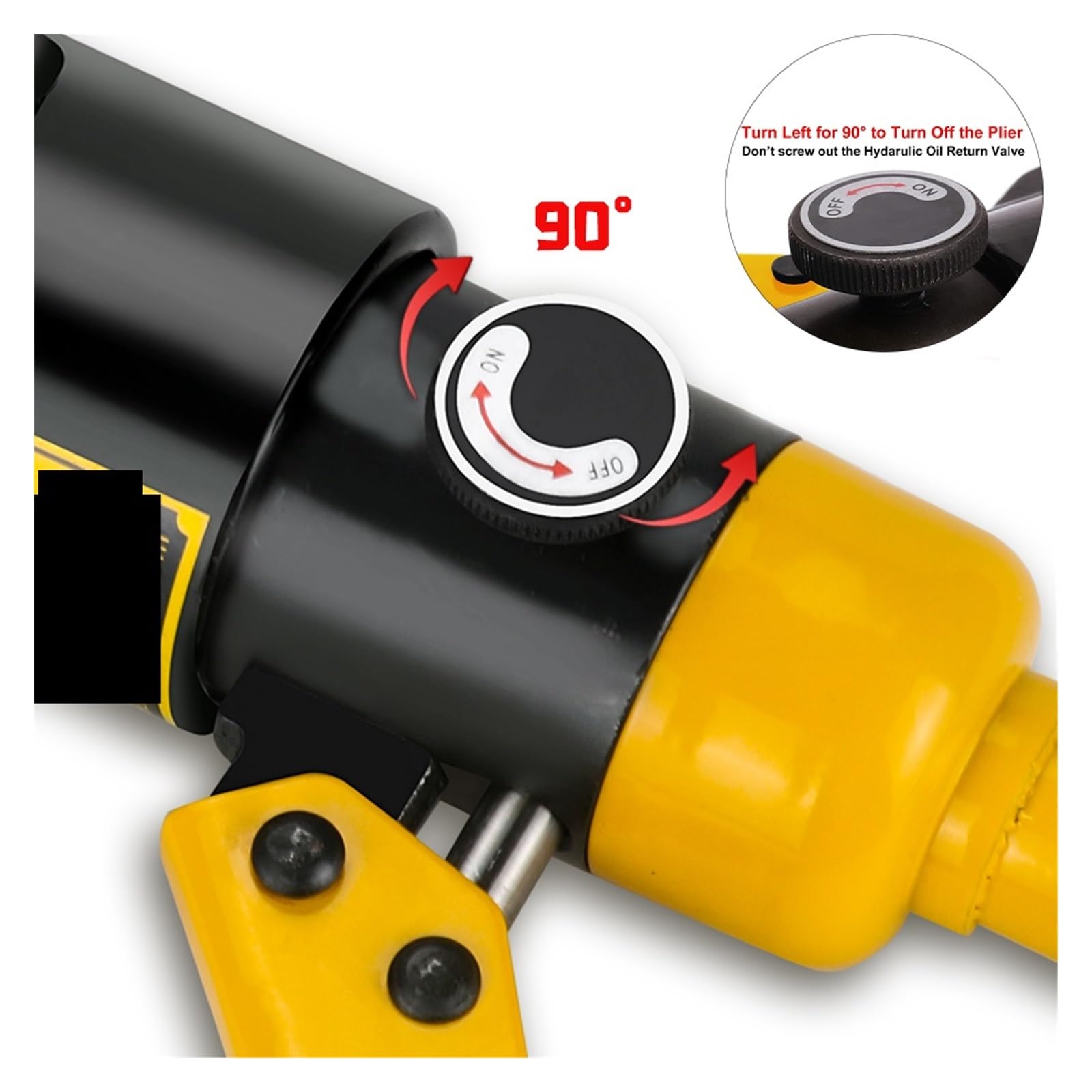 Nowy typ 10-120mm² hydrauliczne narzędzie do zaciskania ciśnienie 10T domowe szczypce hydrauliczne DIY szczypce do zaciskania końcówek kablowych Wydajny