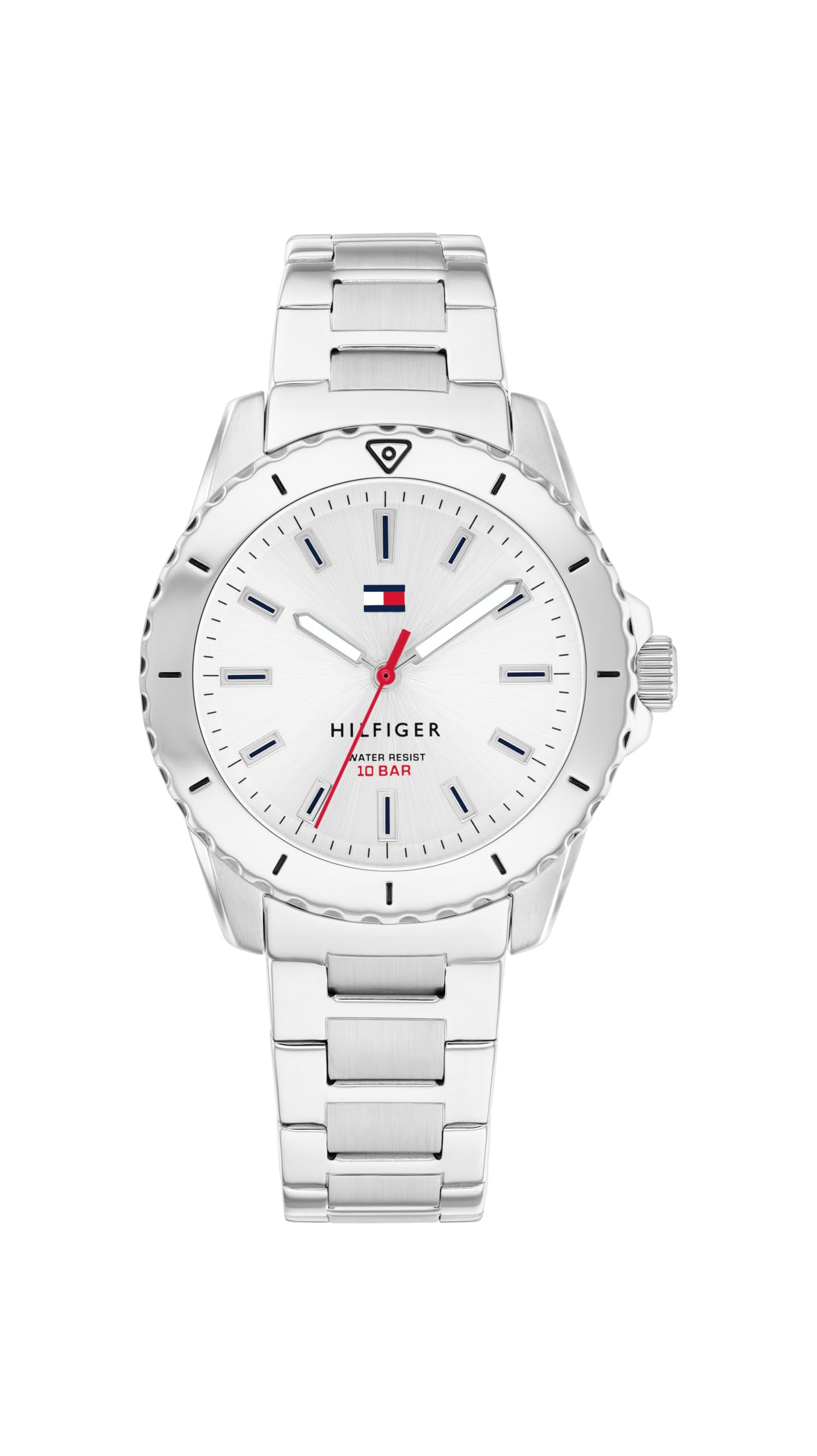 Tommy Hilfiger Montre à Mouvement à Quartz Trois Aiguilles pour la Jeunesse avec Bracelet en Acier Inoxydable ou en Silicone
