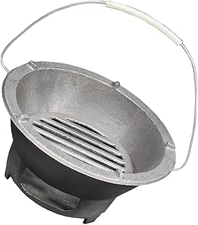 SECFOU Fogão A Carvão Ao Ar Livre Mini Churrasqueira Churrasqueira A Carvão Churrasqueiras A Carvão Acampamento Fogão A Carvão Japonês Hibachi Ferramenta Para Churrasco Ferramenta Para