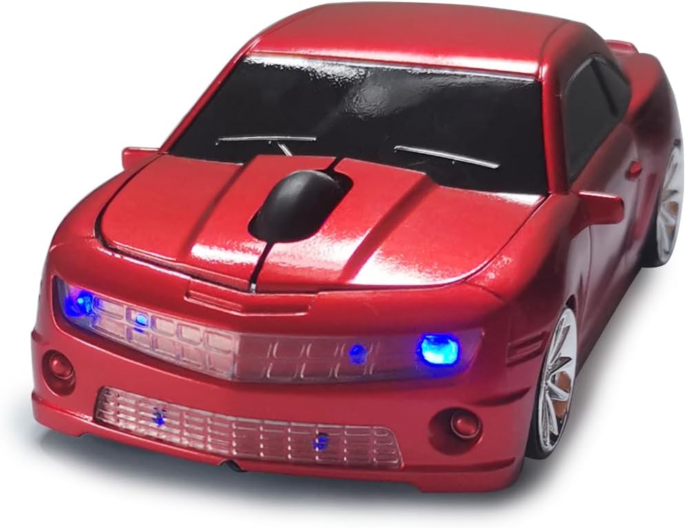 Amazon.com: Ai5G Race Car Mouse Wireless Sports Car Shaped Mouse 2.4GHz ...