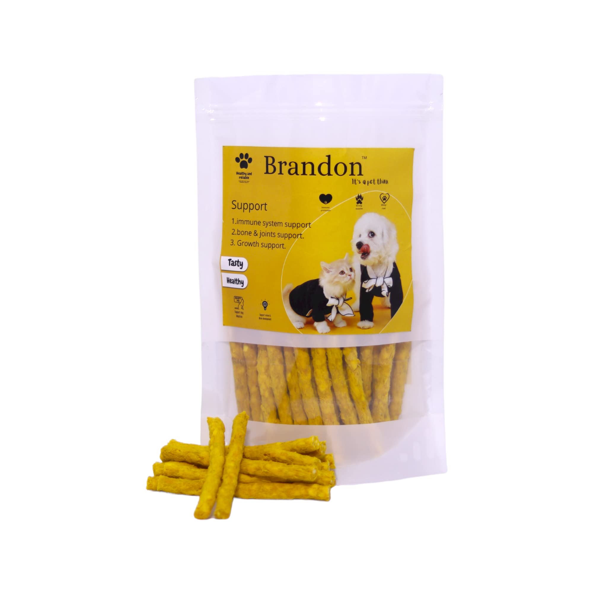 Brandon 1kg Chicken Flavor Munchie Digestible Chew Sticks with Added Calcium & Nutrients Export Quality Rawhide Dog Chew (B08W3JH982) Amazon Price History, Amazon Price Tracker