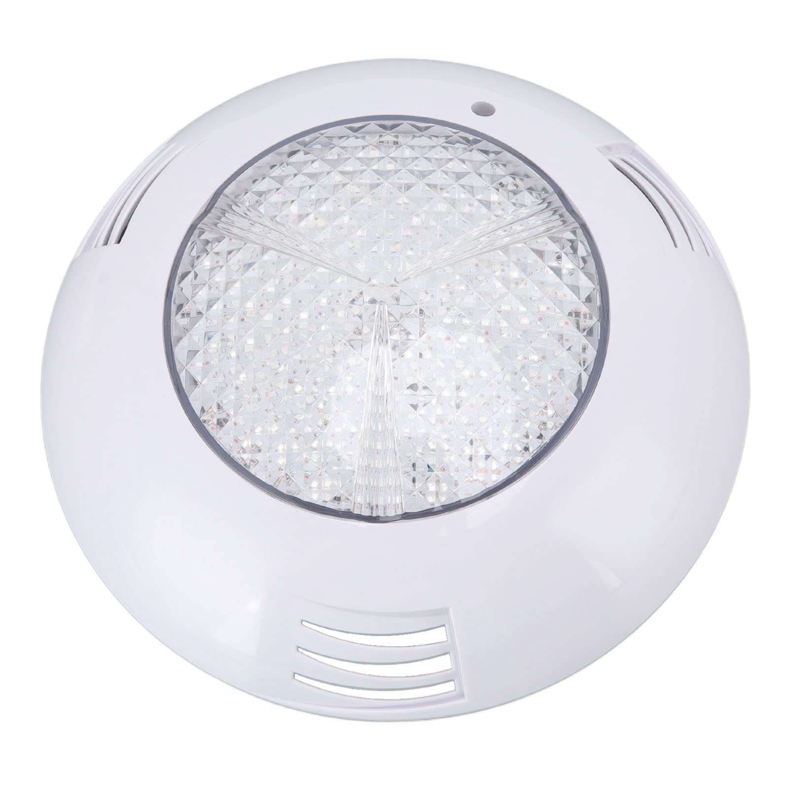Fafeicy Oświetlenie Basenowe LED AC12V Światło Basenowe RGB 25W ABS PC IP68 Wodoodporne Zdalne Sterowanie Podwodne światło do Basenów Akwaria o Wysokiej Przepuszczalności Długa żywotność (25W)