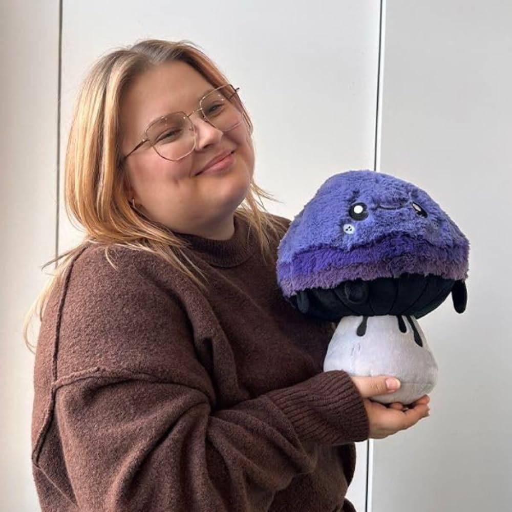 Squishable - Mini Inky Cap Mushroom - Spooky Collection - 10.5 in - Soft Toy Collectible Stuffed Animal