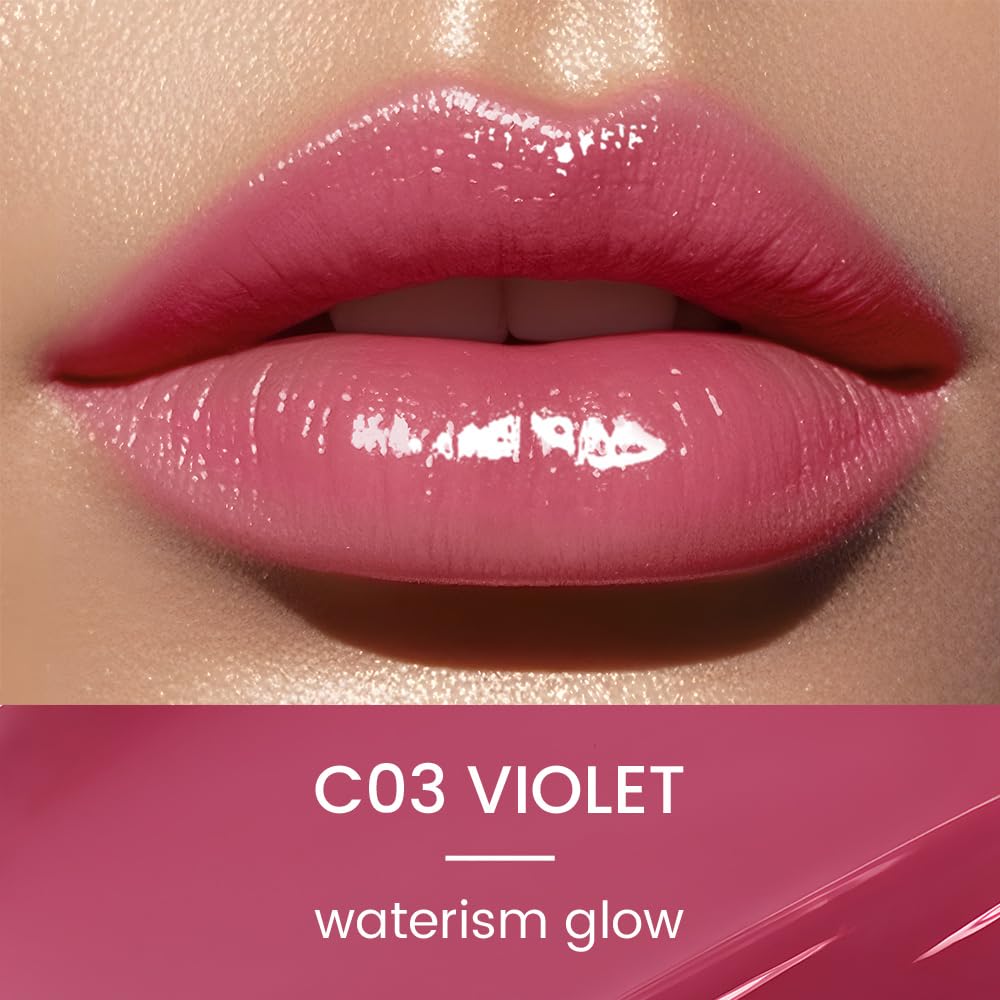CATKIN Baume a Levre Teinté, Gloss Repulpant Levres, Glossy Lip Balm, Naturel, Hydratant, pour É Claircir Les Rides Des Lèvres, Soin Des Lèvres et Reparateur, 3.4g - 2