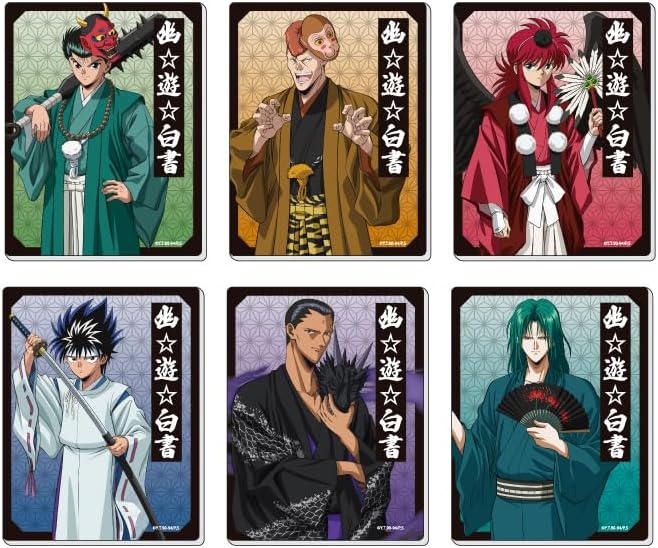 Yu Yu Hakusho 03 Hyakki Yagyo Ver. (Illustration Drawn) Acrylic Cards, Box of 6