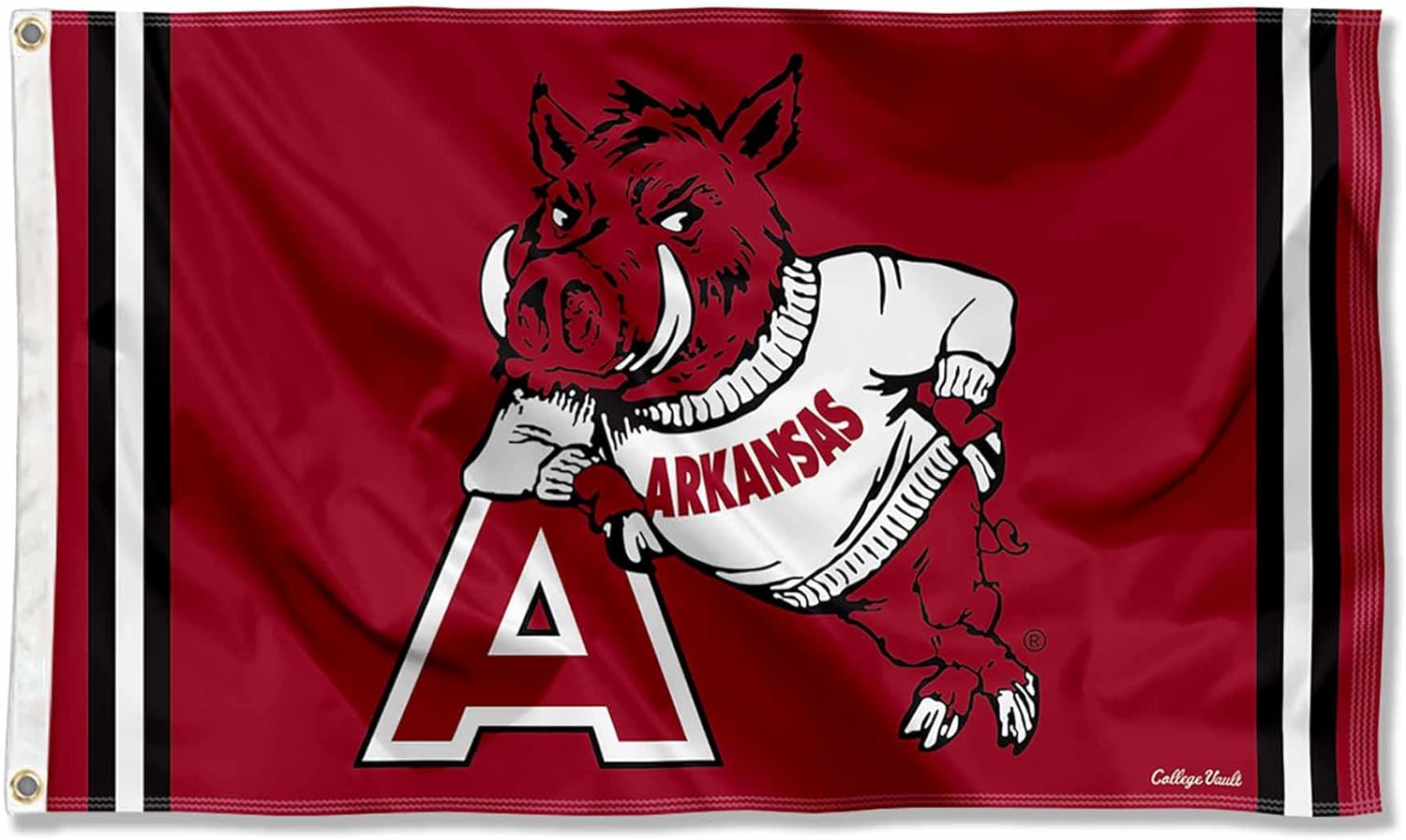 College Flags & Banners Co. Arkansas Razorbacks Vintage Retro Throwback 3x5 Banner Flag