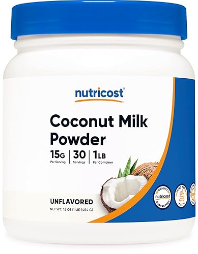 Nutricost Leche de coco en polvo de 1 libra disponible en Yaxa Colombia