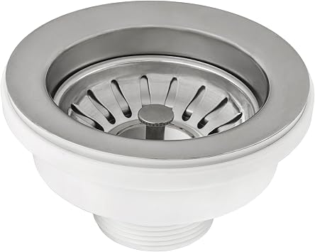 Ruvati Fireclay Sink Basket Strainer, Stainless Steel - RVA1039ST