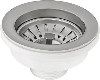 Ruvati Kitchen Sink Basket Strainer Drain Assembly - Stainless Steel - RVA1038ST