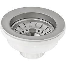 Ruvati Kitchen Sink Basket Strainer Drain Assembly - Stainless Steel - RVA1038ST