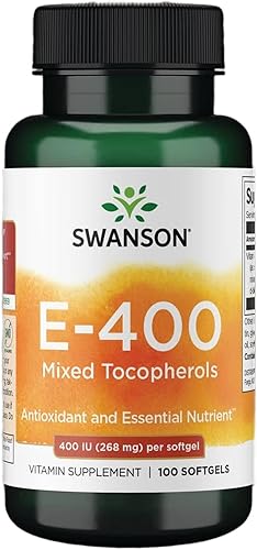 Swanson Vitamina E Tocoferoles Mixtos 400 Iu (268 miligramos) 100 Sgels