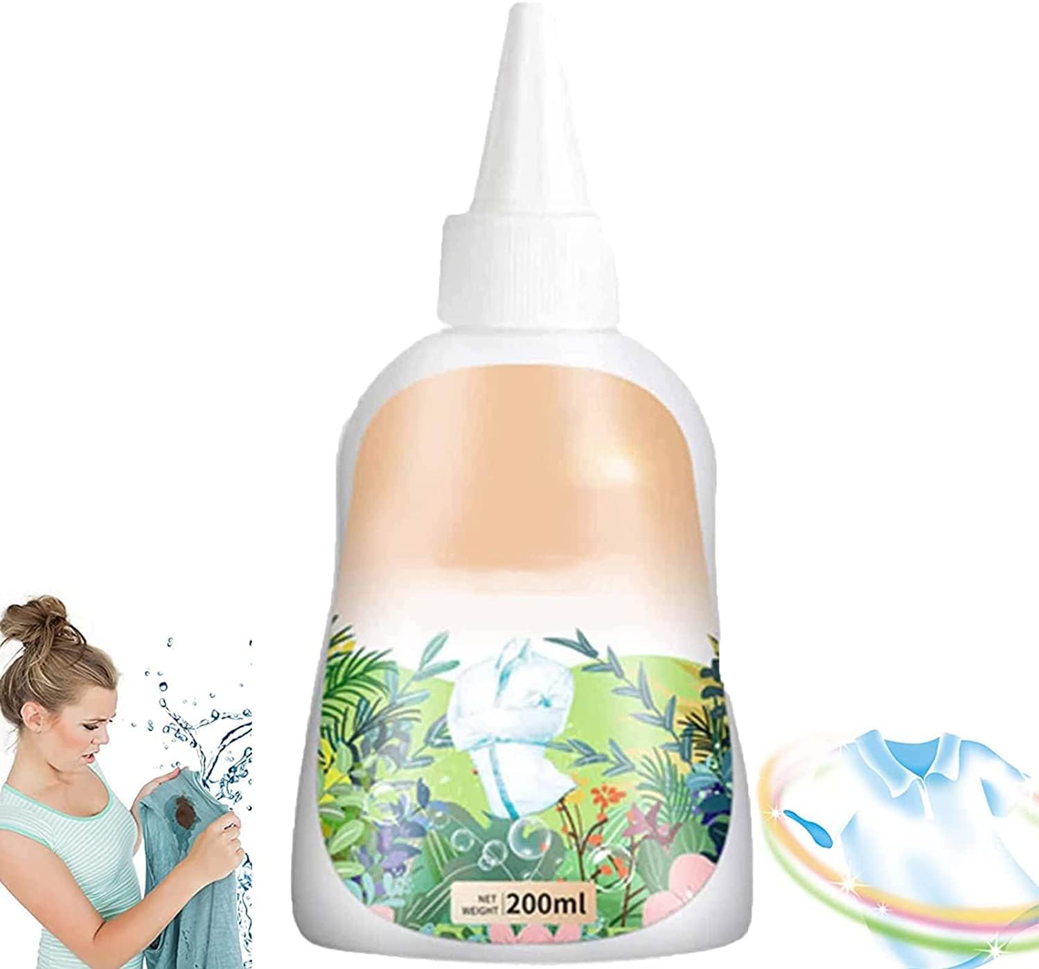 Garment Stubborn Stain Cleaner,Clothes Stain Remover Cleaner,Emergency