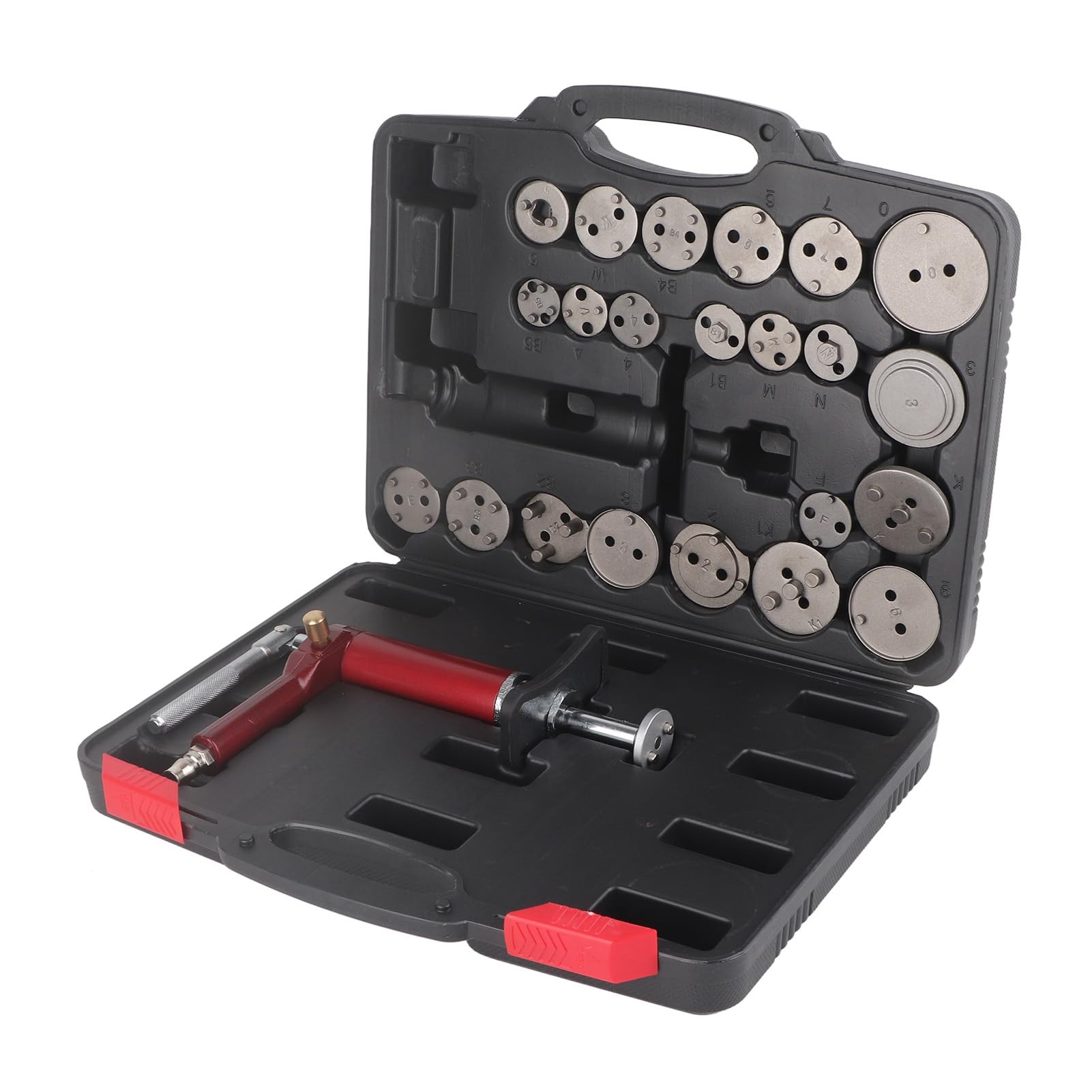 Kit di Attrezzi Antivento per Pistone Freno 24 Pezzi, Acciaio 45, Alta Efficienza 118psi, Universale per Auto, Soluzione Completa per la Manutenzione dei Freni