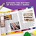 Blue Marble National Geographic Wooden Arts and Crafts Loom Weaving Kit - Yarn and 3 Fun Designs for Easy Weaving, Child Weaving Set with Loom
