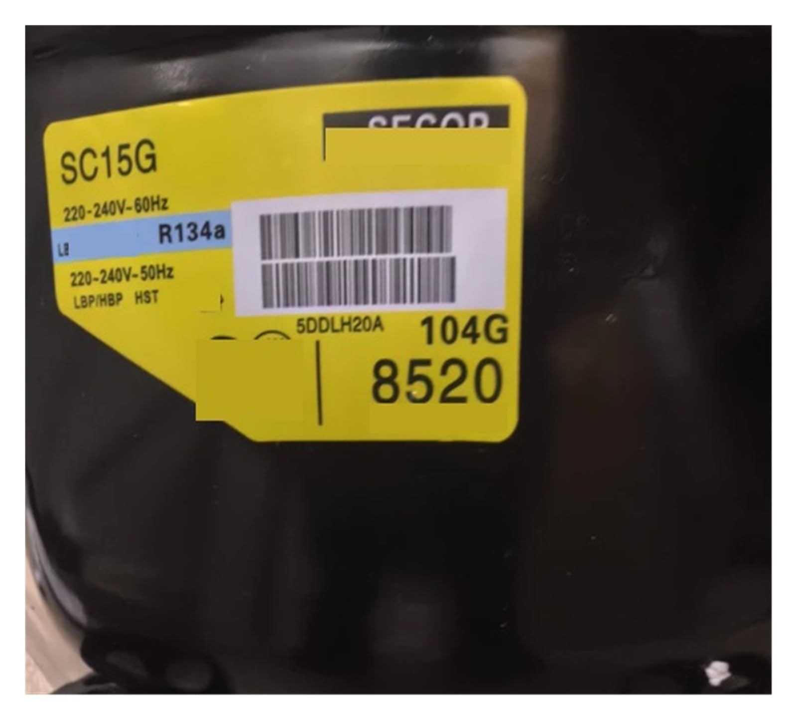 Refrigerator Compressor SC15G R134A 385W Original